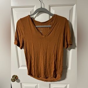 Pumpkin Orange V neck!